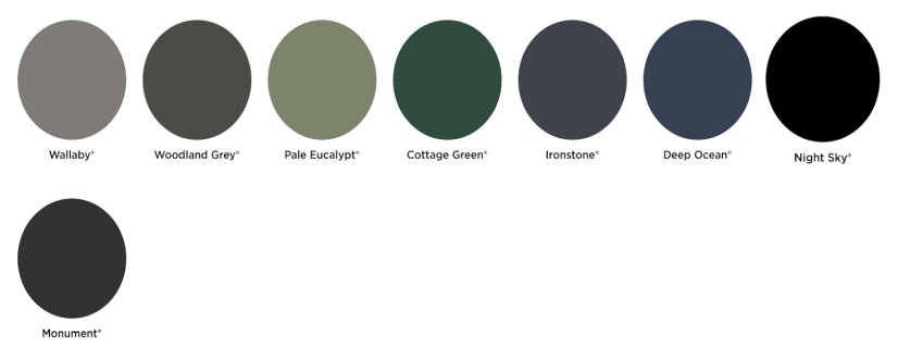 roof colors shades